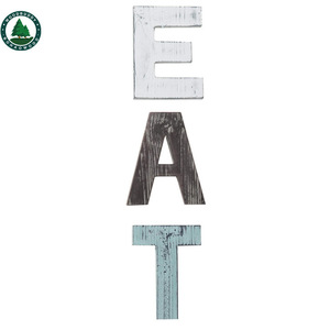 Wooden Eat <b>Wall</b> <b>Letters</b> Decorative Home Sign Customizable Color And Shape For Kitchen Or Living Room - Product Image 4