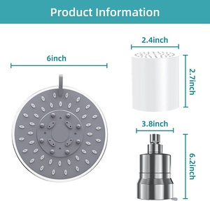Bộ Lọc Nước Vòi Hoa Sen Mẫu 5 Mới Nhất 2023 Đầu Vòi Hoa Sen Mùa Thu Mưa Vitamin Cacbon Bộ Lọc Vòi Hoa Sen 16 Tầng - Product Image 3