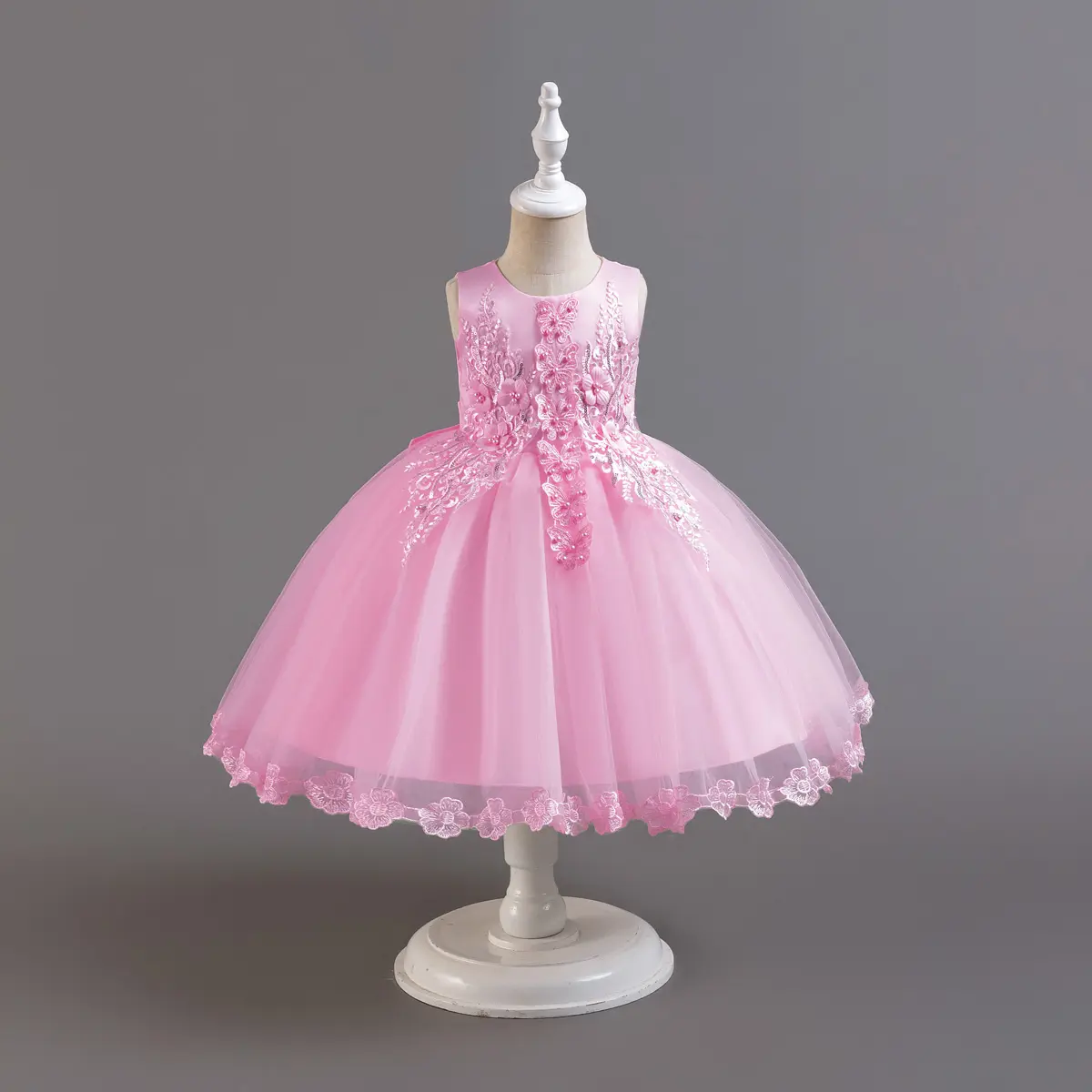 Pakaian bayi 2835 pabrik butik pakaian perempuan Model baru 0 3 bulan gaun anak perempuan bunga