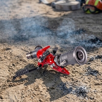 Canon à eau oscillant portable Volla en alliage d'aluminium, portée de 63 m, pour incendies de classe A/B