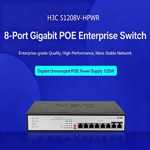 สวิตช์ H3C S1208V S1208V-PWR S1208V-HPWR แบบ Full Gigabit Unmanaged พร้อมใช้งาน (Plug and Play) รองรับ PoE - Product Image 2