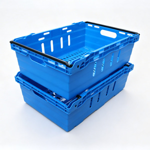 Bras à rotule pour salle de bain, caisse d'empilage et de nid avec poignée en Nylon, paniers de rangement en plastique pour fruits et légumes de ferme - Product Image 2