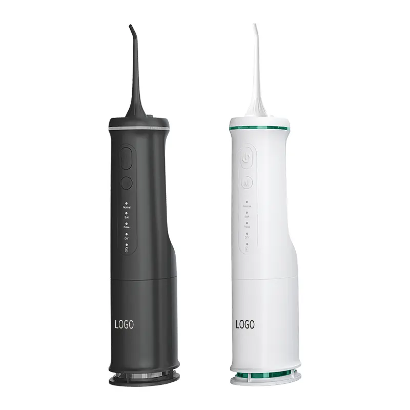 Portable IPX7 Waterproof Powerful Battery Electric Water pik Teeth Cleaner Dental Water Flosser Oral Irrigator