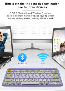 Office Clavier Pc Bureautique Teclados Para Computadora Multi Computer <b>Keyboard</b> Klawiatura Rechargeable <b>bluetooth</b> <b>Keyboard</b> - Product Image 5