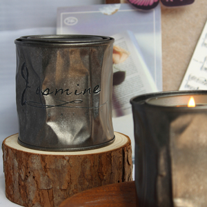 Pot rond boîtes de conserve mèche <span class=keywords><strong>cire</strong></span> de palme bougies parfumées métal irrégulier avec bois pour mariage logo personnalisé <span class=keywords><strong>cire</strong></span> de soja <span class=keywords><strong>boule</strong></span> de fruits 40mm - Product Image 5