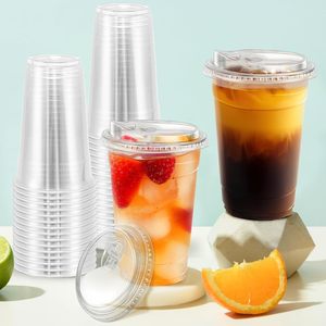 Film d'étanchéité jetable en gros pour gobelets à café transparents Boba Tea avec logo personnalisé en forme de U, 16 oz, 12 oz, 32 oz, avec couvercle - Product Image 5