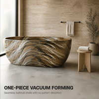 Plaque acrylique Premium Effet Coucher de Soleil 5mm/6mm avec service de découpe pour projets intérieurs/extérieurs, baignoires, hôtels et applications commerciales