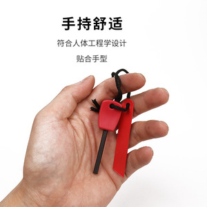 Juboshi Magnesium Fire Starter 62mm Blade With Steel Rod Outdoor Survival Tool - Product Image 2