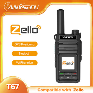 Phiên bản toàn cầu anysecu T67 PoC Wifi đài phát thanh 4G LTE /FDD Sim Thẻ đài phát thanh làm việc với thực tế PTT, zello, PoC sao, nền tảng PTT toàn cầu - Product Image 2