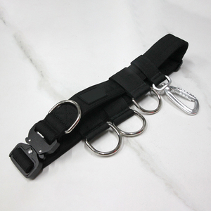 Heavy Duty <strong>Dog</strong> <strong>Walking</strong> <strong>Belt</strong> Buckle Tactical <strong>Hands</strong>-<strong>Free</strong> Nylon Lead Fashion Style Solid Pattern Personalized Features Rivet - Product Image 3