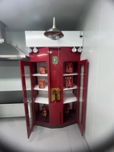 Gabinete de suministros de emergencia de alta gama para laboratorio, Isla de seguridad, Caja contra incendios, Gabinete contra incendios, Extintor de incendios, Ducha de emergencia - Product Image 2