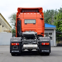 Truk Traktor Sinotruk Bekas 6x4 420 hp Diesel 10 Roda Prime Mover untuk Penjualan Pasar Afrika