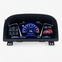 ZWNAV LCD Digital Cluster Virtual Cockpit untuk Honda Civic LCD Instrument Cluster 2006-2011 Panel Instrumen Mobil dengan Carplay