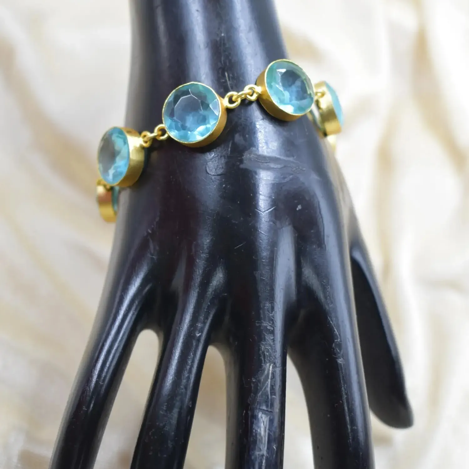Ensemble de bijoux bracelet en pierre de créateur en plaqué or Offre Spéciale pour filles et femmes au prix de gros