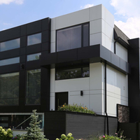Matériaux de façade double face, panneau composite pour mur extérieur, Alucobond 3 mm 4 mm, matériau en aluminium