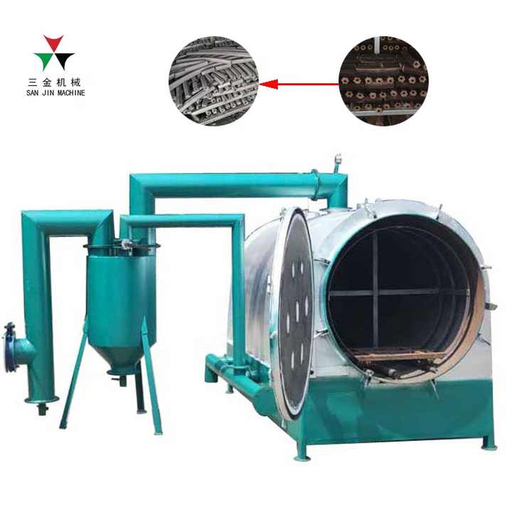 Continuous Rotary Horizontal Wood Sawdust Carbonization Furnace for ...