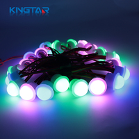 Carnaval 26mm Pixel LED changeant de couleur lampe PVC corps 12V éclairage de fête foraine pour parc d'attractions parc à thème et carrousel