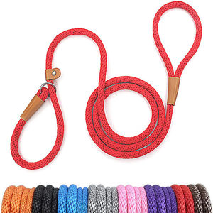 Kingtale Laisse antidérapante pour chien Laisse à corde avec mousqueton Laisse tressée robuste pour dressage <span class=keywords><strong>de</strong></span> chien Laisse d'entraînement sans traction - Product Image 4