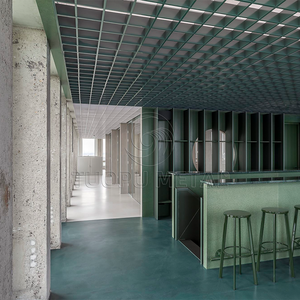 Système de <span class=keywords><strong>plafond</strong></span> en treillis décoratif ignifuge imperméable à l'eau moderne Grille de <span class=keywords><strong>suspension</strong></span> en métal à cellules ouvertes <span class=keywords><strong>Plafond</strong></span> à grille en aluminium - Product Image 4