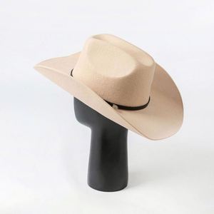 Sombreros Fedora de Fieltro Unisex al por Mayor, Estilo Occidental, con Logotipo Personalizado, Ala Ancha, para Viajes, Pesca y Esquí en Todas las Estaciones - Product Image 6