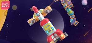 Đồ Chơi Tự Làm Tên Lửa Tiếng Anh Tương Tác Bằng Giọng Nói Với Ánh Sáng Và Âm Nhạc Khối Xây Dựng Hạt Lớn - Product Image 6