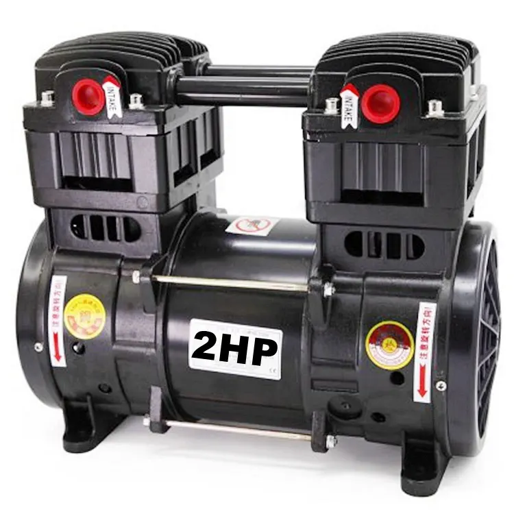 2HP 1.5KW 1500W 8bar electric oil free air compressor pump