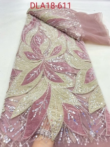 تخفيضات كبيرة 3d الخرز زين الترتر أبيض اللون الخرز زهرة الترتر التطريز الدانتيل حزب اللباس - Product Image 6