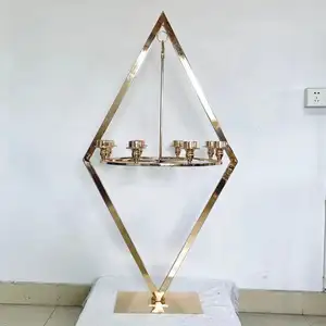 2023 Hot Sale Stainless Gold For Flowers Plant Stand Decorative Iron Metal Flower Rack