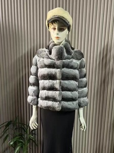 सर्दियों की लक्जरी असली चीनी चीनी फर का कोट थोक मूल्य के साथ थोक मूल्य वास्तविक चीनी चीनी फर जैकेट - Product Image 4