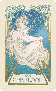 Ethereal Visions - Baraja de <span class=keywords><strong>Tarot</strong></span> Iluminada Art Nouveau, 78 Cartas con Lámina Dorada, Juego de Cartas de Adivinación con Guía Expandida - Product Image 5