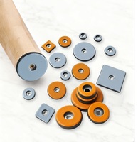 Glissières à visser pour meubles en bois, glissières robustes en PTFE pour pieds de chaise