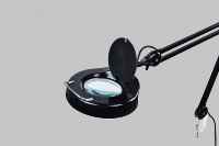 Lampe Loupe LED Professionnelle de Bureau 1,75x, Multifonctionnelle pour Salon de Beauté, Réparation, Atelier, Pliable, 3 à 5 Dioptries