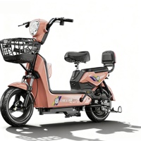 Vélo Électrique Urbain Femme 48V 350W à Vendre Directement de l'Usine Chinoise – 3 Vitesses, Capteur Électronique, Couleurs Tendance, Longue Autonomie pour Usage Quotidien
