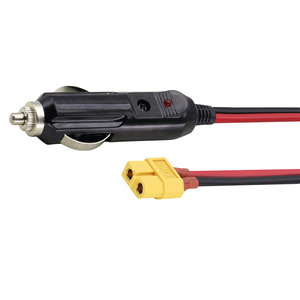 สายเคเบิลที่จุดบุหรี่ XT60 หัวเสียบตัวผู้ 12V ต่อกับอะแดปเตอร์ตัวเมีย XT60 สายต่อขยาย 16A DC ขั้วต่อ PVC - Product Image 3
