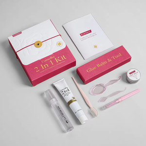 Kit de Laminación de Cejas 2 en 1 Camellia con Logotipo Personalizado, Gel Nutritivo, Bálsamo Adhesivo y Herramienta para Dar Forma a las Cejas - Product Image 1