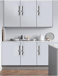 Poignées de porte de tiroir de placard longues en alliage de zinc de style français pour armoires de cuisine haut de gamme, chambre à coucher, école, hôtel, couleur personnalisée - Product Image 2