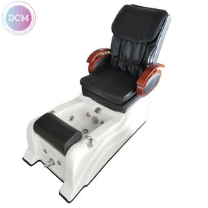 Sillones de pedicura rojos comerciales de equipos de salón de belleza de China, silla de Spa económica para pies con masaje - Product Image 6