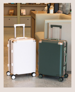 Factory Direct 20 Inch ABS+PC Travel <b>Suitcase</b> with Classic Design Waterproof Wheels Luggage <b>Suitcase</b> - Product Image 2
