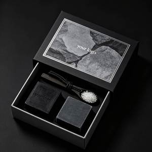 Premium Handmade Soap Gift Set Rigid <b>Box</b> Custom Logo Gold Foil Printing Ivory Board Rectangle Shape High-End Packaging - Product Image 5