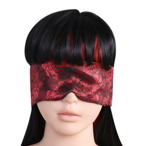 Jouets de jeu de rôle pour adultes : Masque pour les yeux en soie satinée, menottes BDSM, attaches de poignet pour femmes et hommes, jeux pour adultes, soirées, vie nocturne - Product Image 2