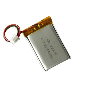 แบตเตอรี่ลิเธียมคุณภาพสูง KRL 502540 620mAh ได้รับการรับรองมาตรฐาน CE 3.7V สำหรับอุปกรณ์ GPS - Product Image 1