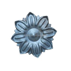 Flores ornamentales de acero de alta calidad Flores de acero de hierro forjado, hojas de acero fundido, hojas de uvas de acero - Product Image 2