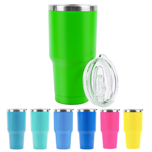 Navidad rojo 20 oz vaso de acero inoxidable aislado al vacío taza de hielo de <span class=keywords><strong>café</strong></span> doble pared frasco de viaje vaso con logotipo personalizado - Product Image 3