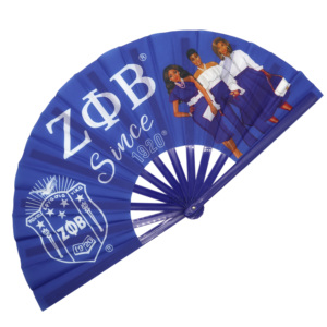 Nuovo Design 33CM AKAA confraternita greca Zeta Phi Beta ventaglio a mano per Festival di danza Rave Fan Fan Graphic Fan - Product Image 2