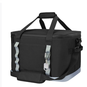 Custom Large Polyester Cooler Bag Collapsible 12-24 Can Insulated Backpack Lunch Cooler Tote Multi-Pockets Adult Thermal Bag - Product Image 2