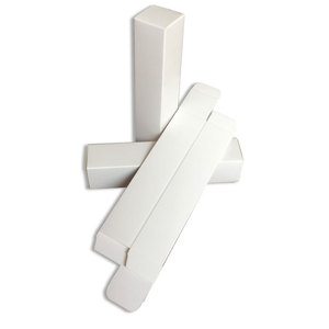 Factory Direct Supply 350gsm White Cardboard 3cm Long Boxes Customized Folding Packaging Box with Printed Logo