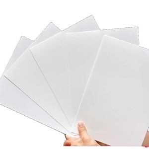 Feuille de PVC blanc mat, épaisseur personnalisée, finition mate pour modèle, gabarit, bloc-notes, papeterie - Product Image 3