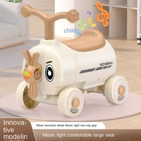Voiture à batterie anti-retournement 4 roues Peanut Wiggle pour enfants, jouet d'équilibre avec musique pour garçons et filles de 2 à 6 ans