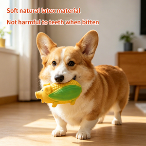Natural Latex Squeaky <b>Dog</b> Chew Toy Spotted Pig Interactive Teething Training Pet Toy - Product Image 4