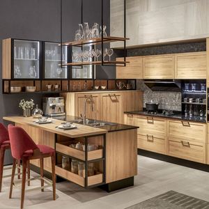 Mueble de Cocina Modular Clásico con Fregadero, Grifo, Taburete Deslizante, <span class=keywords><strong>Pequeño</strong></span>, Económico, Listo para Instalar - Product Image 2